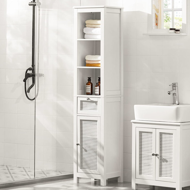 Bay Isle Home Alenis Freestanding Tall Bathroom Cabinet | Wayfair.co.uk